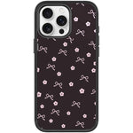 Custodia magnetica con motivo fiocco per iPhone 15 Pro e 15 Pro M