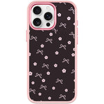 Custodia magnetica con motivo fiocco per iPhone 15 Pro e 15 Pro M