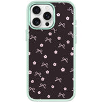Custodia magnetica con motivo fiocco per iPhone 15 Pro e 15 Pro M