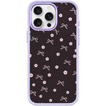 Custodia magnetica con motivo fiocco per iPhone 15 Pro e 15 Pro M