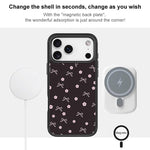 Custodia magnetica con motivo fiocco per iPhone 17