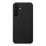 Custodia in vera pelle con texture litchi per Samsung Galaxy S24 5G