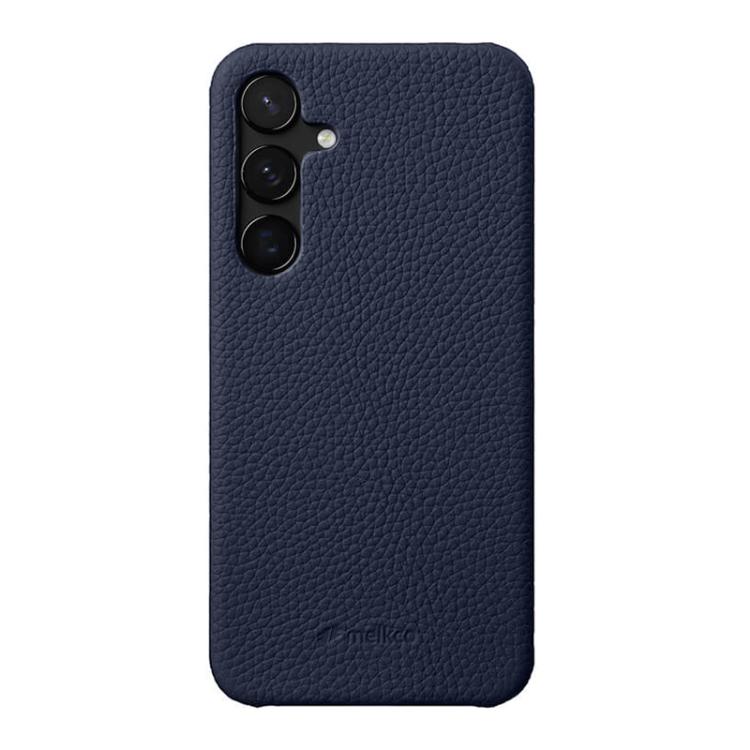 Custodia in vera pelle con texture litchi per Samsung Galaxy S24 5G