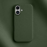 Custodia in vera pelle magnetica per iPhone 16