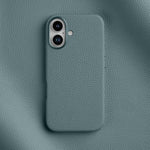 Custodia in vera pelle magnetica per iPhone 16