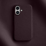 Custodia in vera pelle magnetica per iPhone 16
