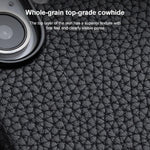 Custodia in vera pelle magnetica per iPhone 16