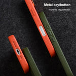 Custodia in vera pelle magnetica per iPhone 16