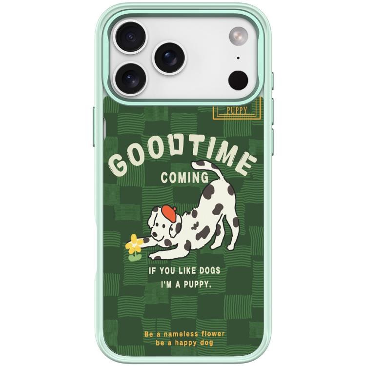 Custodia magnetica con motivo cane per iPhone 17