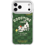 Custodia magnetica con motivo cane per iPhone 17