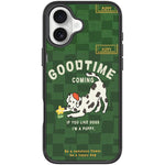 Custodia magnetica con motivo cane per iPhone 17
