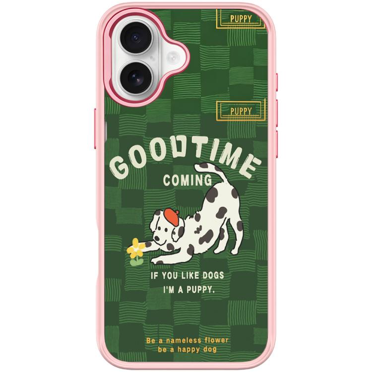 Custodia magnetica con motivo cane per iPhone 17