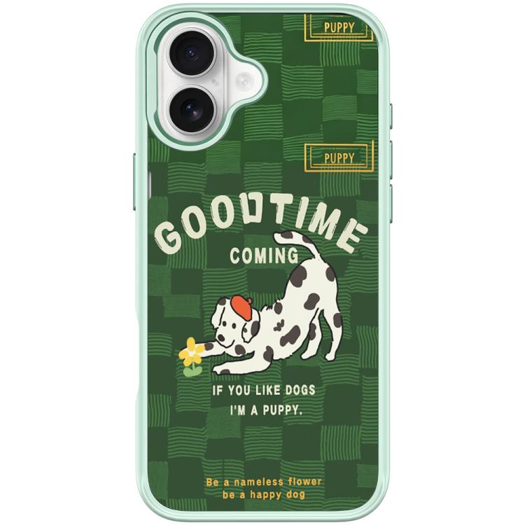 Custodia magnetica con motivo cane per iPhone 17