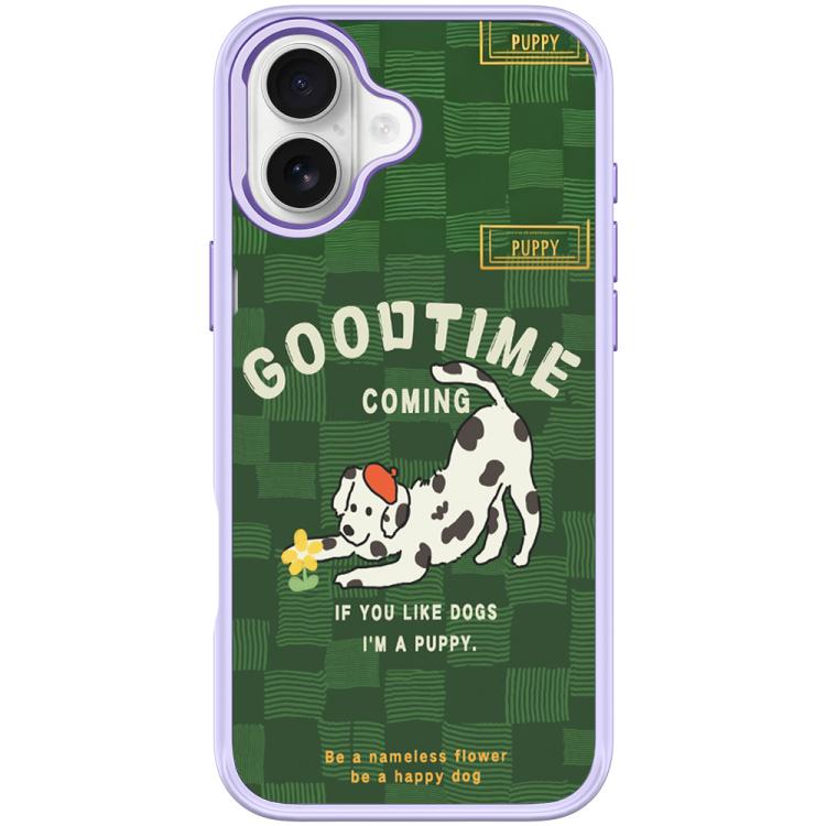Custodia magnetica con motivo cane per iPhone 17