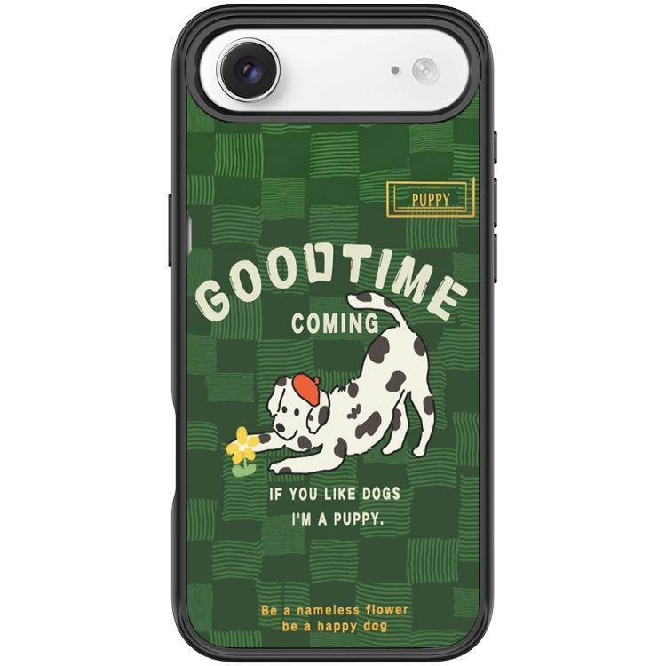Custodia magnetica con motivo cane per iPhone 17