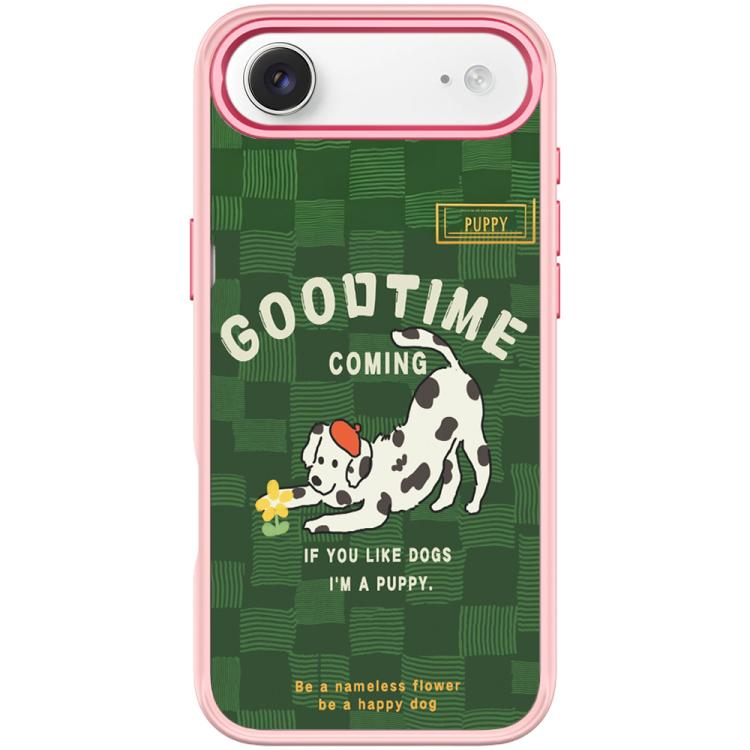 Custodia magnetica con motivo cane per iPhone 17
