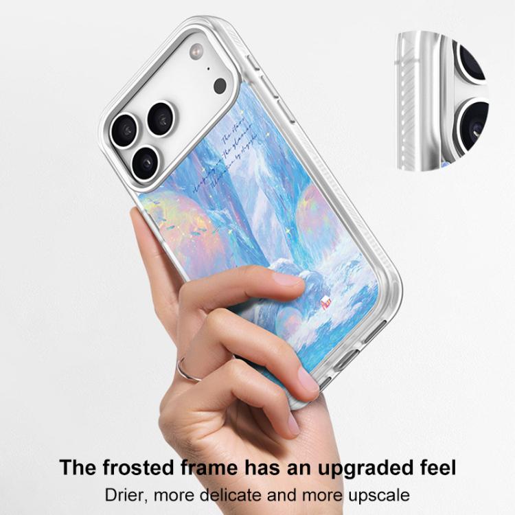 Custodia magnetica con motivo cane per iPhone 17