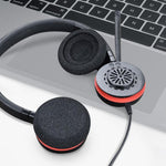 Cuscinetti auricolari in spugna per Jabra Evolve 20 30 40