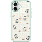 Custodia magnetica con motivo cucciolo per iPhone 17