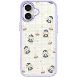 Custodia magnetica con motivo cucciolo per iPhone 17