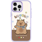 Custodia magnetica con motivo capibara per iPhone