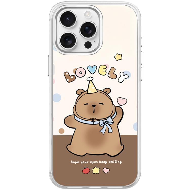 Custodia magnetica con motivo capibara per iPhone