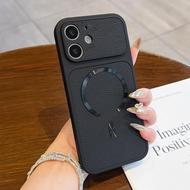Custodia magnetica in ecopelle per iPhone 12 e 12 Pro