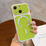 Custodia magnetica in ecopelle per iPhone 14