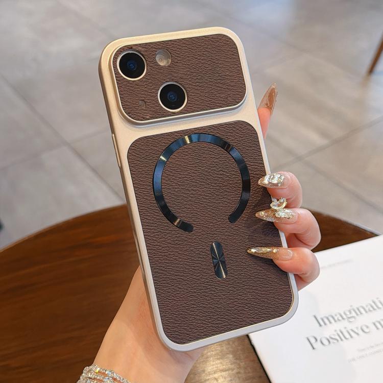 Custodia magnetica in ecopelle per iPhone 14