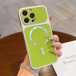 Custodia magnetica in ecopelle per iPhone 14