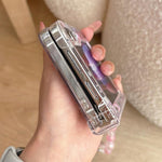 Custodia trasparente con motivo floreale rosa per Samsung Galaxy Z Flip7 5G
