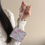 Custodia trasparente con motivo floreale rosa per Samsung Galaxy Z Flip7 5G