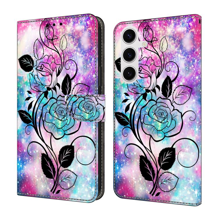 Custodia per telefono in ecopelle con effetto cristallo per Samsung Galaxy S22+
