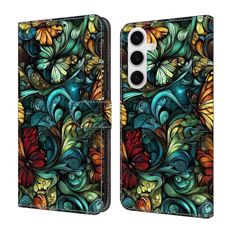 Custodia per telefono in ecopelle con effetto cristallo per Samsung Galaxy S22+