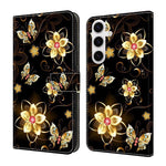 Custodia per telefono in ecopelle con effetto cristallo per Samsung Galaxy S22+