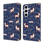 Custodia per telefono in ecopelle con effetto cristallo per Samsung Galaxy S22+