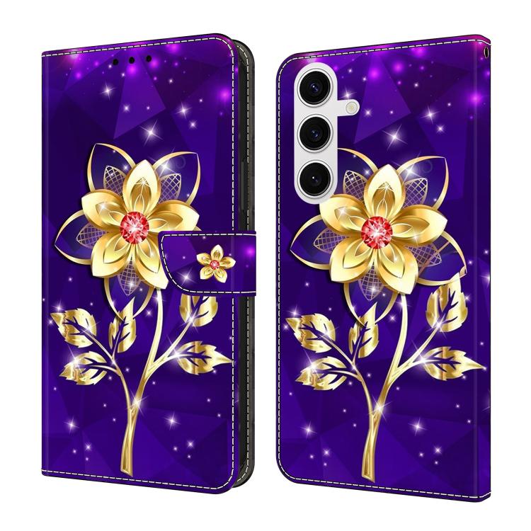 Custodia per telefono in ecopelle con effetto cristallo per Samsung Galaxy S22+