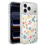 Custodia magnetica glitter floreale per iPhone 18 Pro