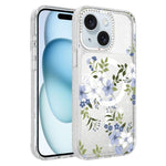 Custodia magnetica glitter floreale per iPhone 15 Pro Max