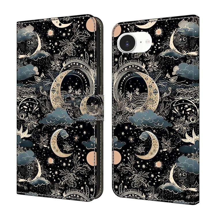 Custodia per telefono in ecopelle con effetto cristallo., For iPhone 17e / 16e