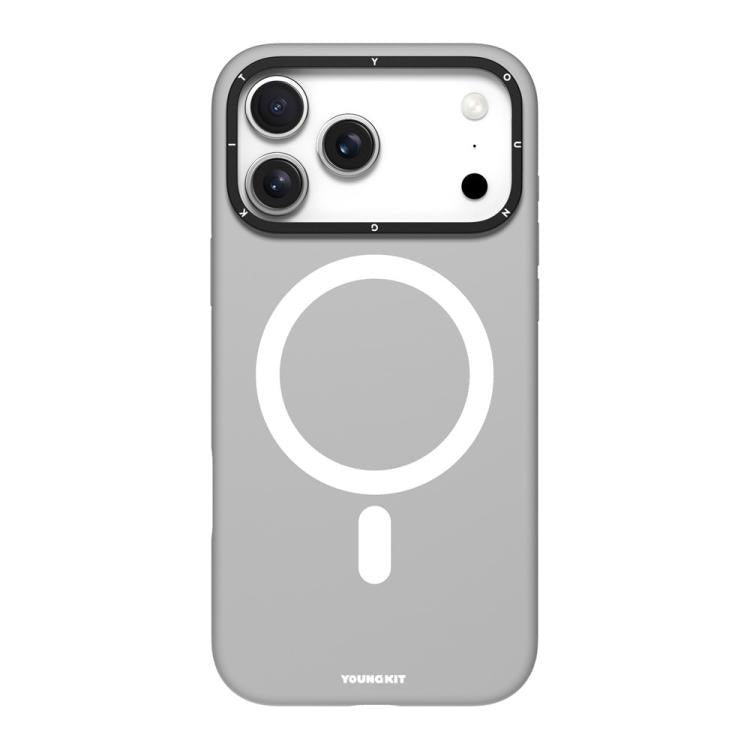 Custodia in silicone con supporto magnetico per iPhone 17 Pro