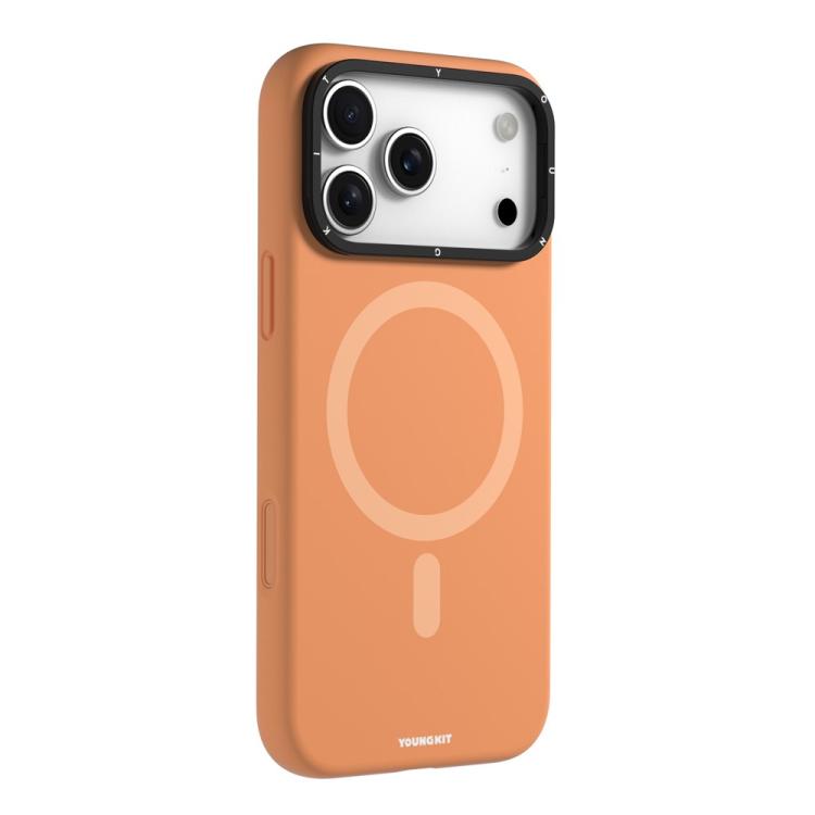 Custodia in silicone con supporto magnetico per iPhone 17 Pro