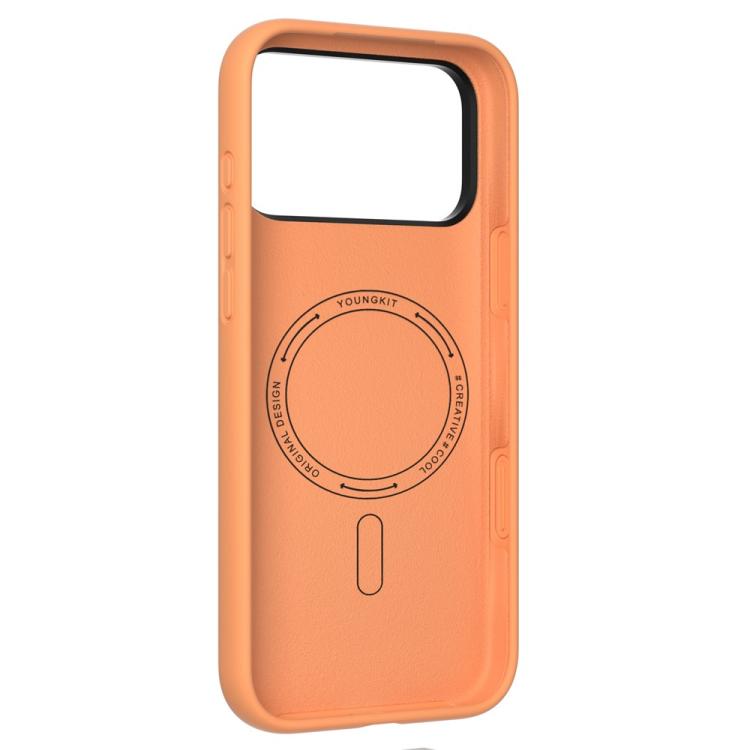 Custodia in silicone con supporto magnetico per iPhone 17 Pro