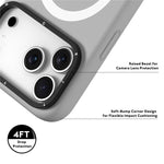 Custodia in silicone con supporto magnetico per iPhone 17 Pro