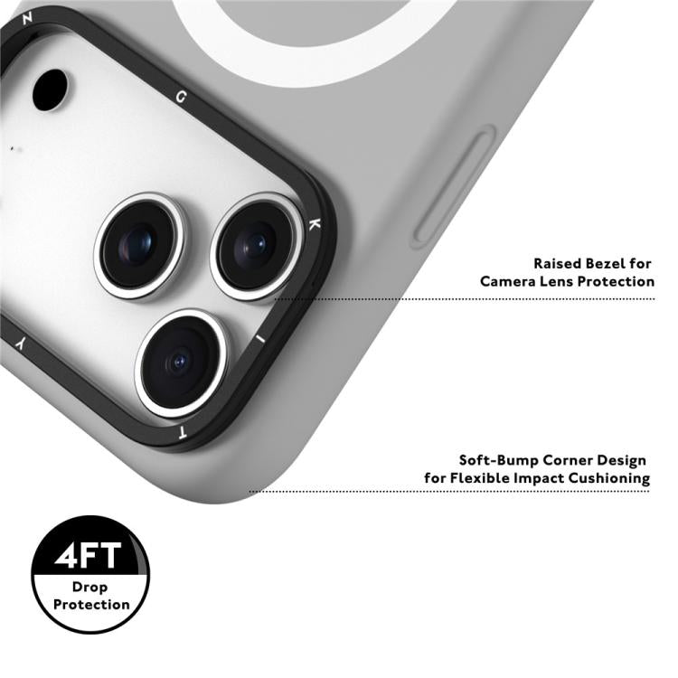 Custodia in silicone con supporto magnetico per iPhone 17 Pro
