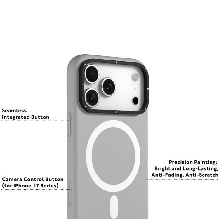 Custodia in silicone con supporto magnetico per iPhone 17 Pro