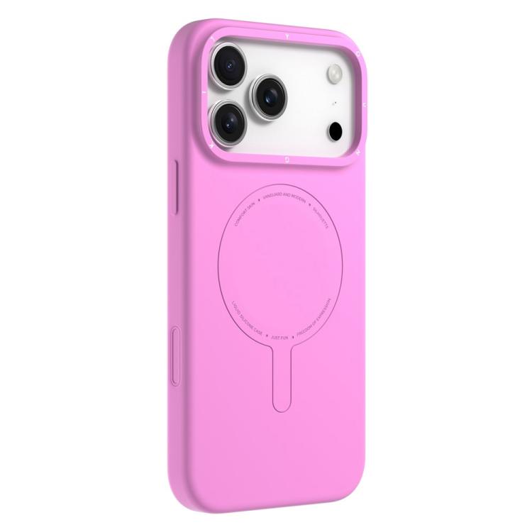 Custodia silicone liquido magnetica per iPhone 17