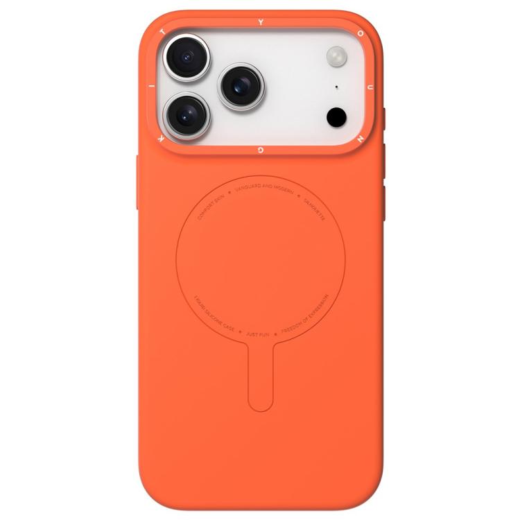Custodia silicone liquido magnetica per iPhone 17