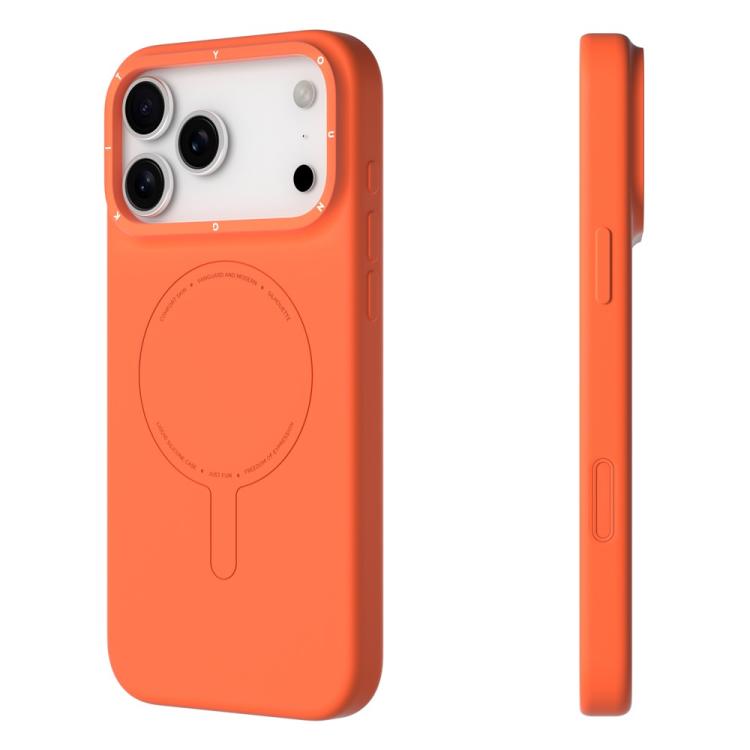 Custodia silicone liquido magnetica per iPhone 17
