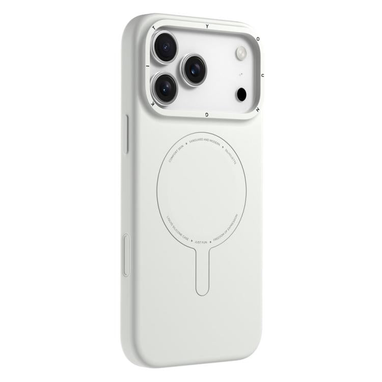 Custodia silicone liquido magnetica per iPhone 17
